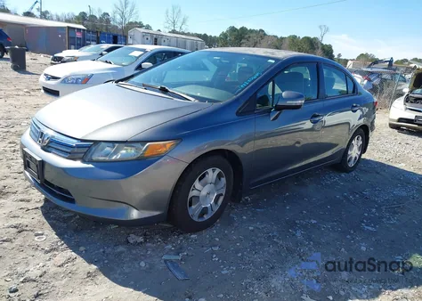 2012 Honda Civic Hybrid z USA, uszkodzony, nr VIN JHMFB4F25CS004296